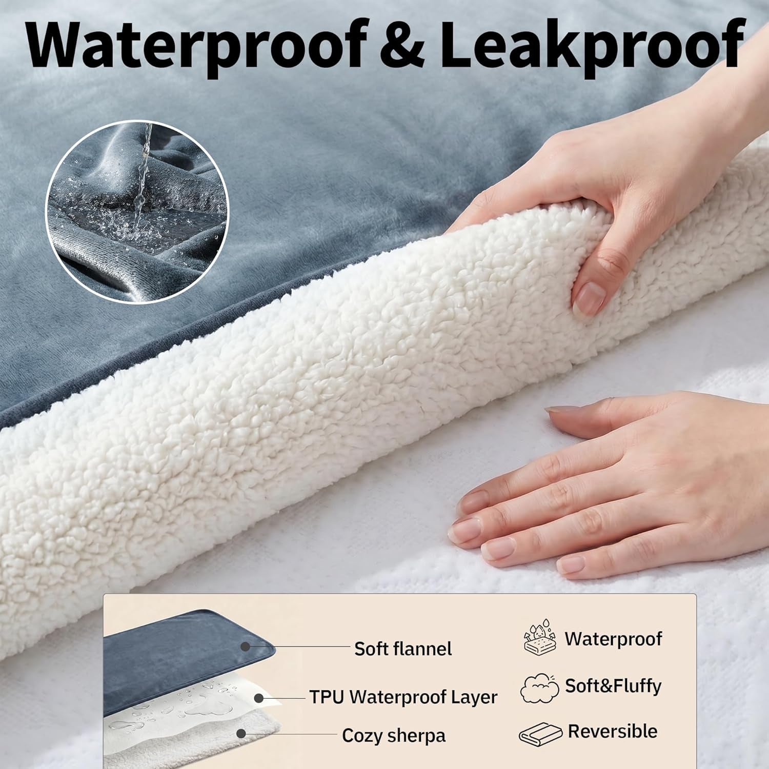 sunheir-waterproof-dog-blankets-for-small-dogs-reversible-sherpa-fleece-thick-puppy-blanket-leakproof-spill-proof-pet-blanket-for-cat-bed-couch-furniture-protector-travel-camping-25x35-grey