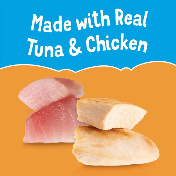 Purina Friskies Natural, Grain Free Lickable Cat Treats Lil’ Soups with Tuna in Chicken Broth - (Pack of 8) 1.2 Oz. Cups4