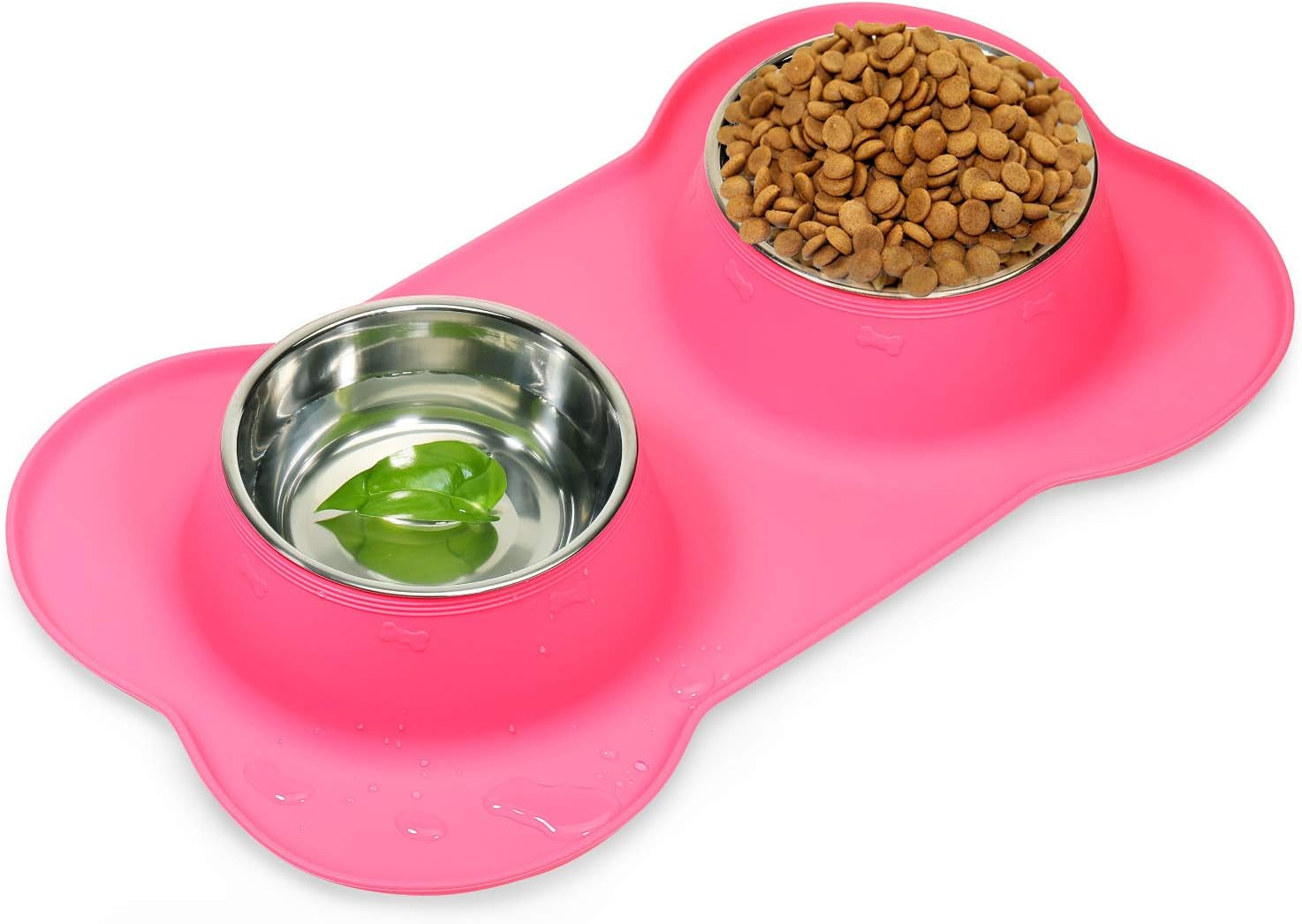 asfrost-dog-food-bowls-stainless-steel-pet-bowls-dog-water-bowls-with-no-spill-and-non-skid-feeder-bowls-with-dog-bowl-mat-for-dogs-cats-and-pets-pink-24-0z-in-total