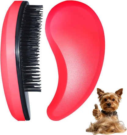 Small Dog Brush, Skin-Friendly Soft Bristles (Blue) | Puppy Hair Brush, Massage and Bath Supplies, Pet Grooming Tool for Teddy, Yorkies, Maltese, Shih Tzu, Chihuahua9