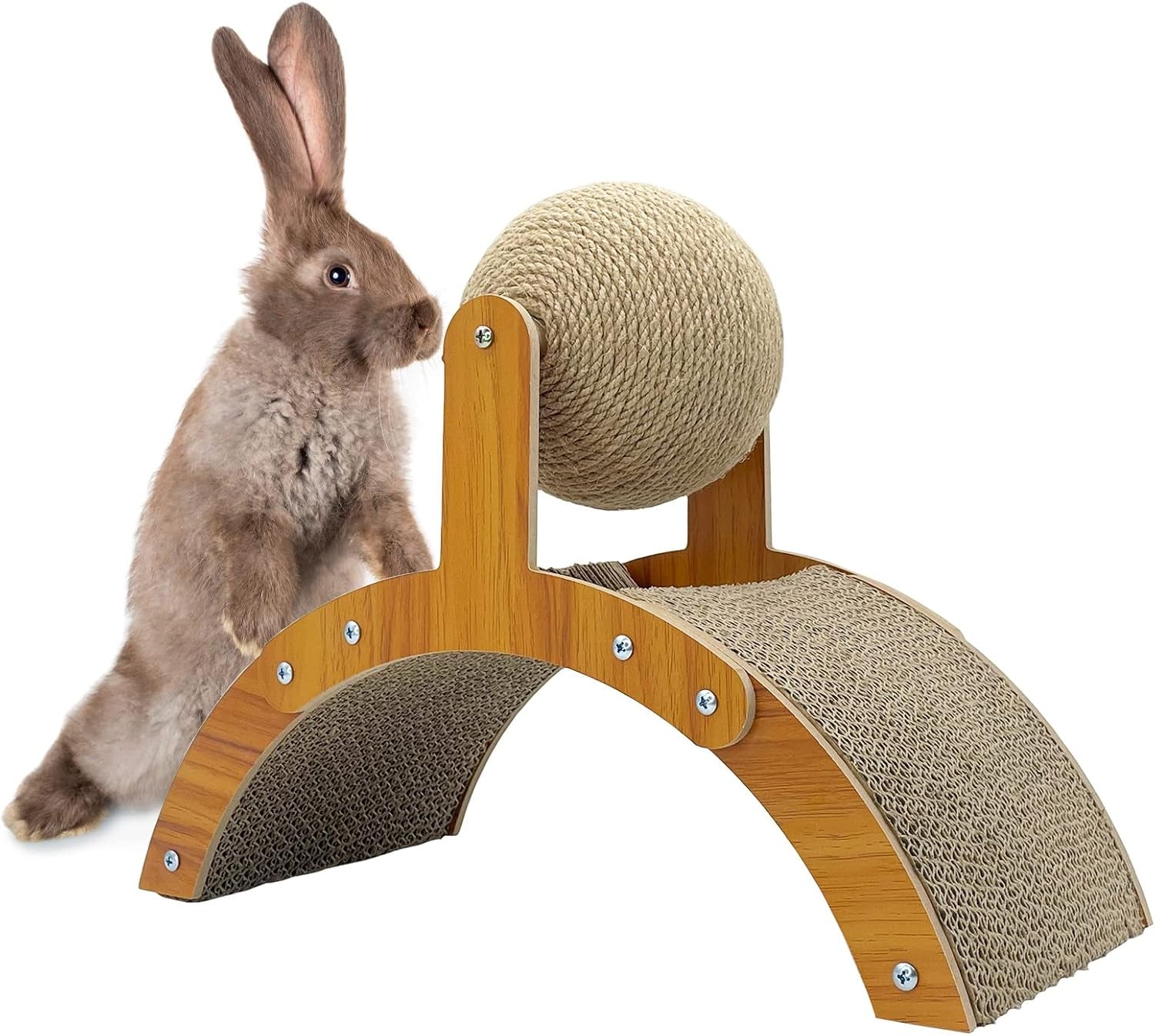 fhiny-rabbit-scratch-toy-natural-sisal-rabbit-scratching-ball-with-cardboard-pad-2-in-1-bunny-claw-scratcher-interactive-toys-nail-scratching-post-for-indoor-pets-kittens-ferrets-small-animals