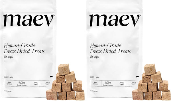 Maev Single-Ingredient Freeze-Dried Beef Liver Dog Treats, 4.4 Oz | 100% Usda-Certified Human-Grade | Healthy Raw Dog Snacks | Perfect for Training & Sensitive Diets | Made in USA9