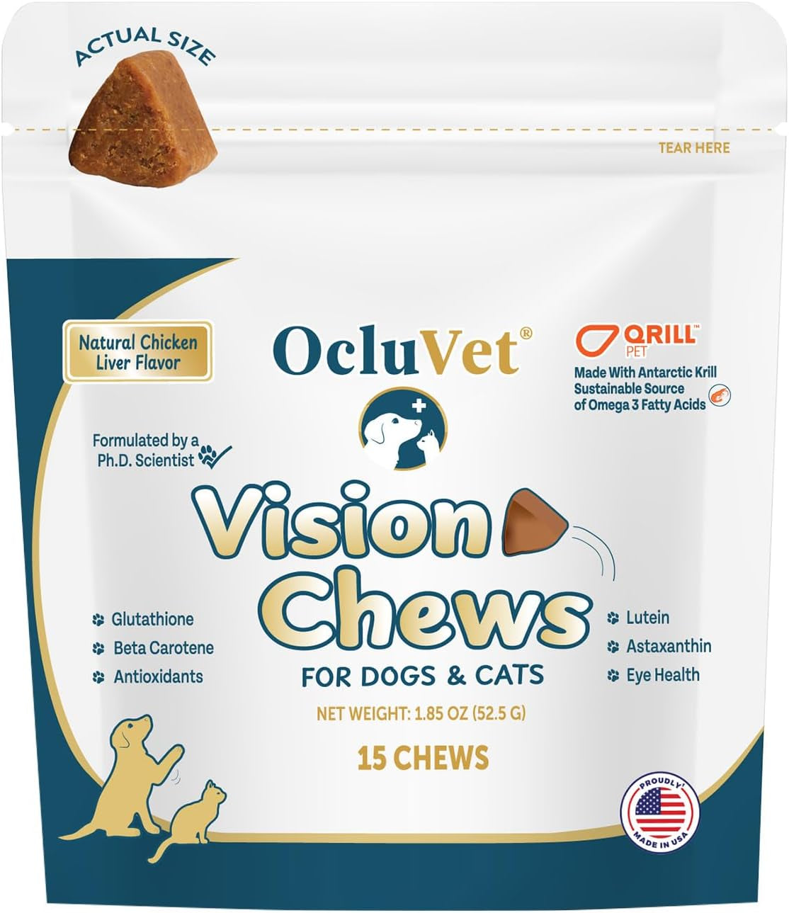 vision-chews-eye-supplements-for-dogs-cats-30-count-chicken-liver-flavor-with-omega-3-lutein-and-antioxidants-no-preservatives-made-in-usa-30-count-bag