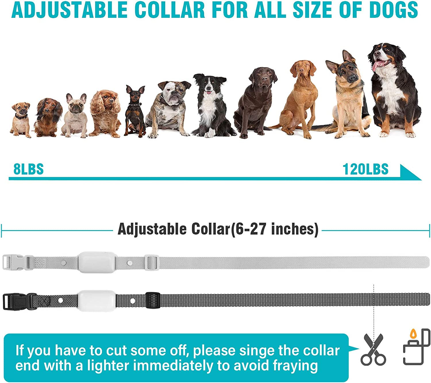 bousnic-dog-shock-collar-for-2-dogs-8-120lbs-waterproof-rechargeable-electric-dog-training-collar-with-remote-for-small-medium-large-dogs-with-beep-vibration-safe-shock-modesgrey