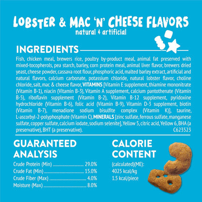 Purina Friskies Cat Treats, Party Mix Lobster & Mac 'N' Cheese Flavors - (Pack of 6) 6 Oz. Pouches7