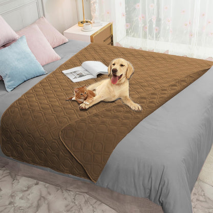Ameritex Waterproof Dog Bed Cover Pet Blanket for Furniture Bed Couch Sofa Reversible106