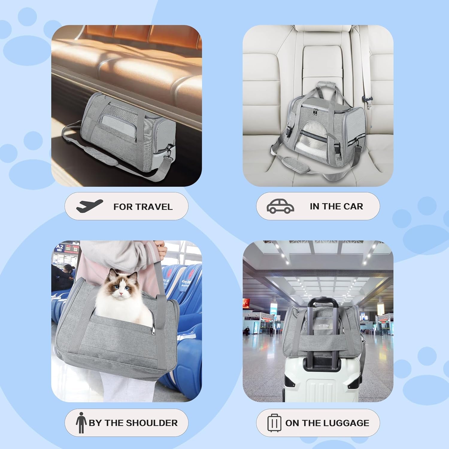 fluffydream-pet-travel-carrier-soft-sided-portable-bag-for-cats-small-dogs-kittens-or-puppies-collapsible-durable-airline-approved-travel-friendly-grey-17-0-l-x-10-0-w-x-11-0-h-grey
