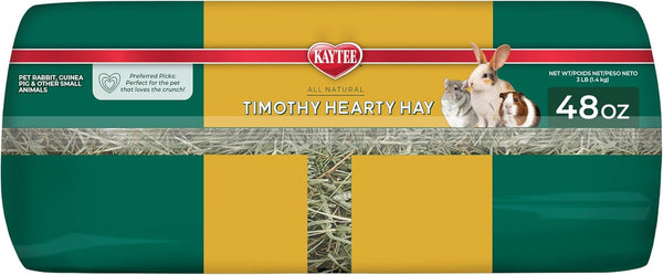 Kaytee Timothy Hearty Hay for Guinea Pigs, Rabbits & Other Small Animals, 48 Oz3
