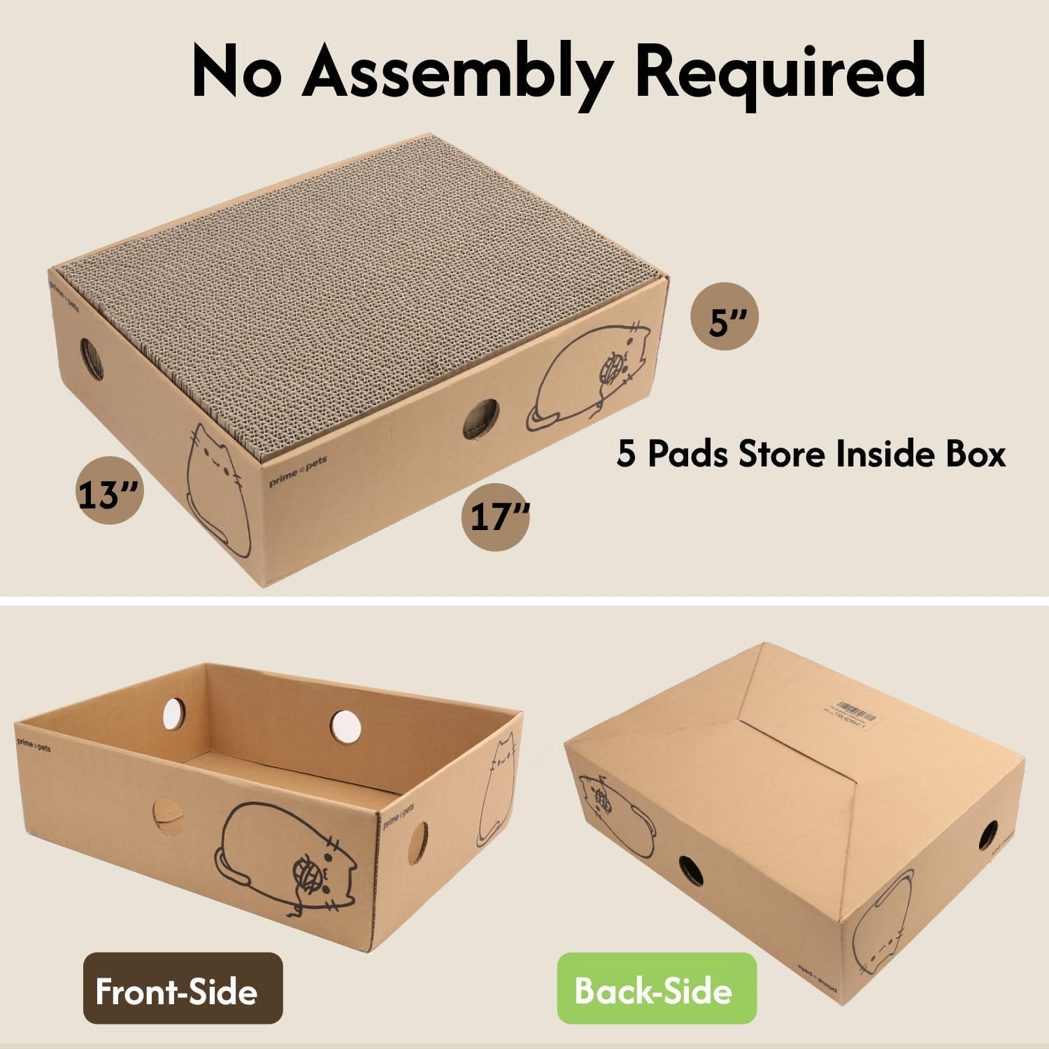 primepets-cardboard-cat-scratcher-box-xl-5-pack-pads-indoor-cats-bed-17x13x5-size-reversible-pads-smart-hole-design-catnip-included-low-mess-furniture-protection-multi-cat-friendly