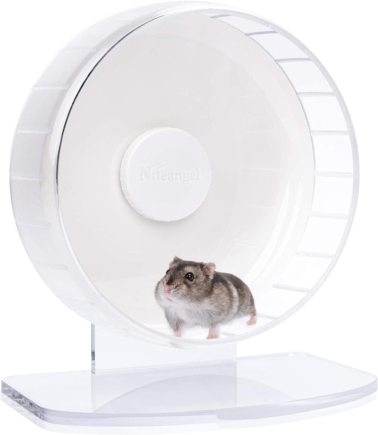 niteangel-super-silent-hamster-exercise-wheels-quiet-10-inch-running-wheel-can-10-6-13-4-adjustable-height-no-bend-back-spinner-running-for-dwarf-syrian-hamster-gerbils-mice-or-other-small-animal