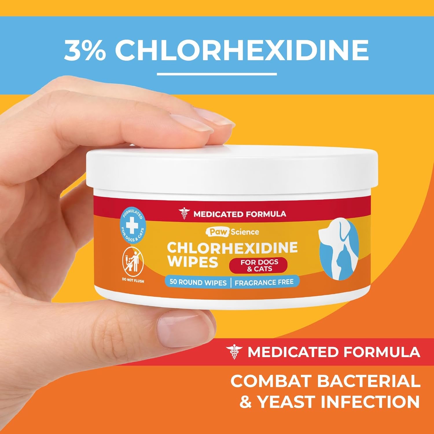paw-science-3-chlorhexidine-wipes-for-dogs-and-cats-cleansing-antiseptic-antibacterial-antifungal-wipes-with-aloe-for-skin-infections-itchy-yeast-paws-cat-acne