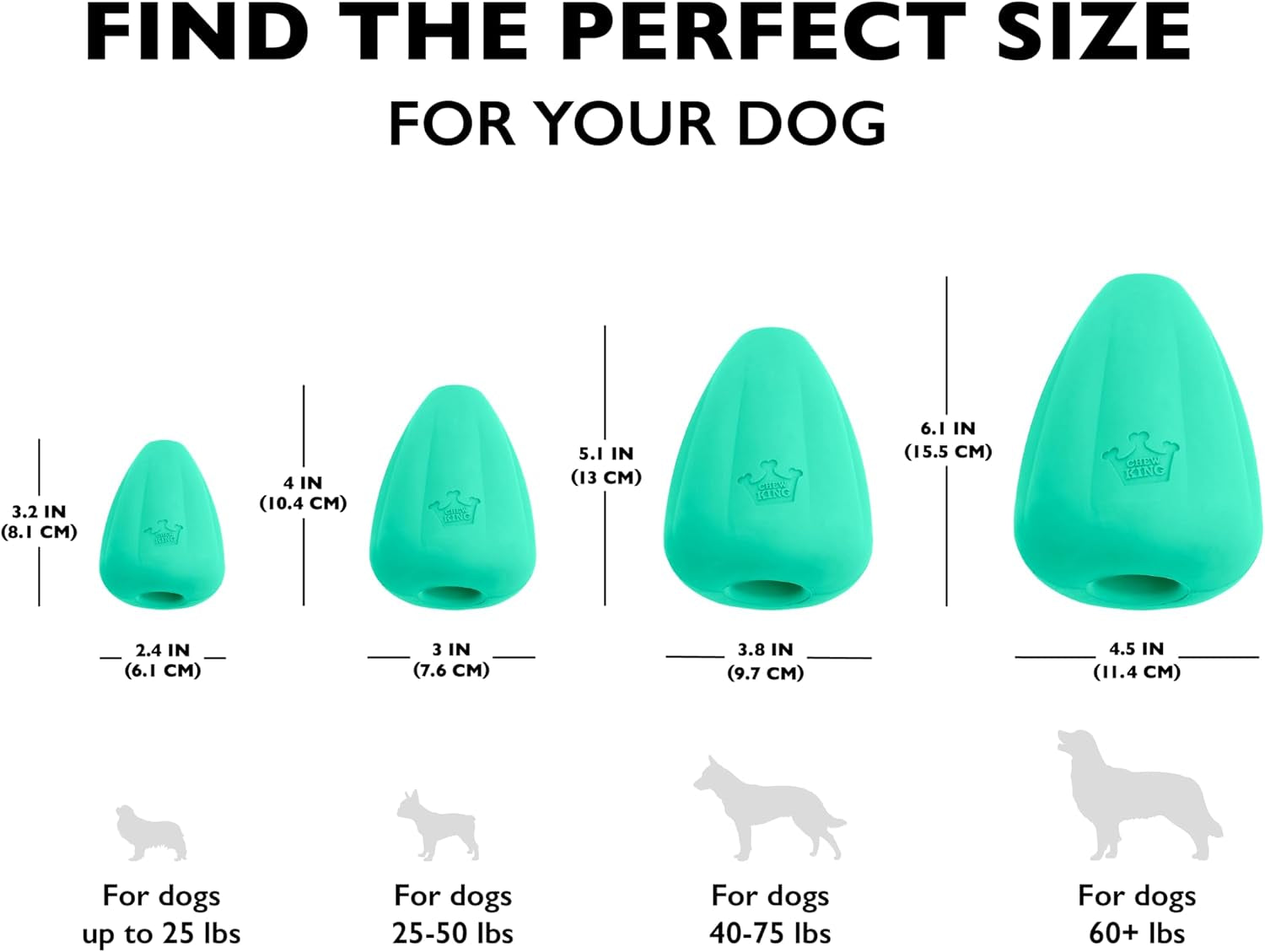 chew-king-by-mammoth-premium-treat-dispensing-dog-toy-durable-natural-rubber-chew-toy-safety-air-vent-interactive-enrichment-toy-for-aggressive-chewers-large-pack-of-2-teal