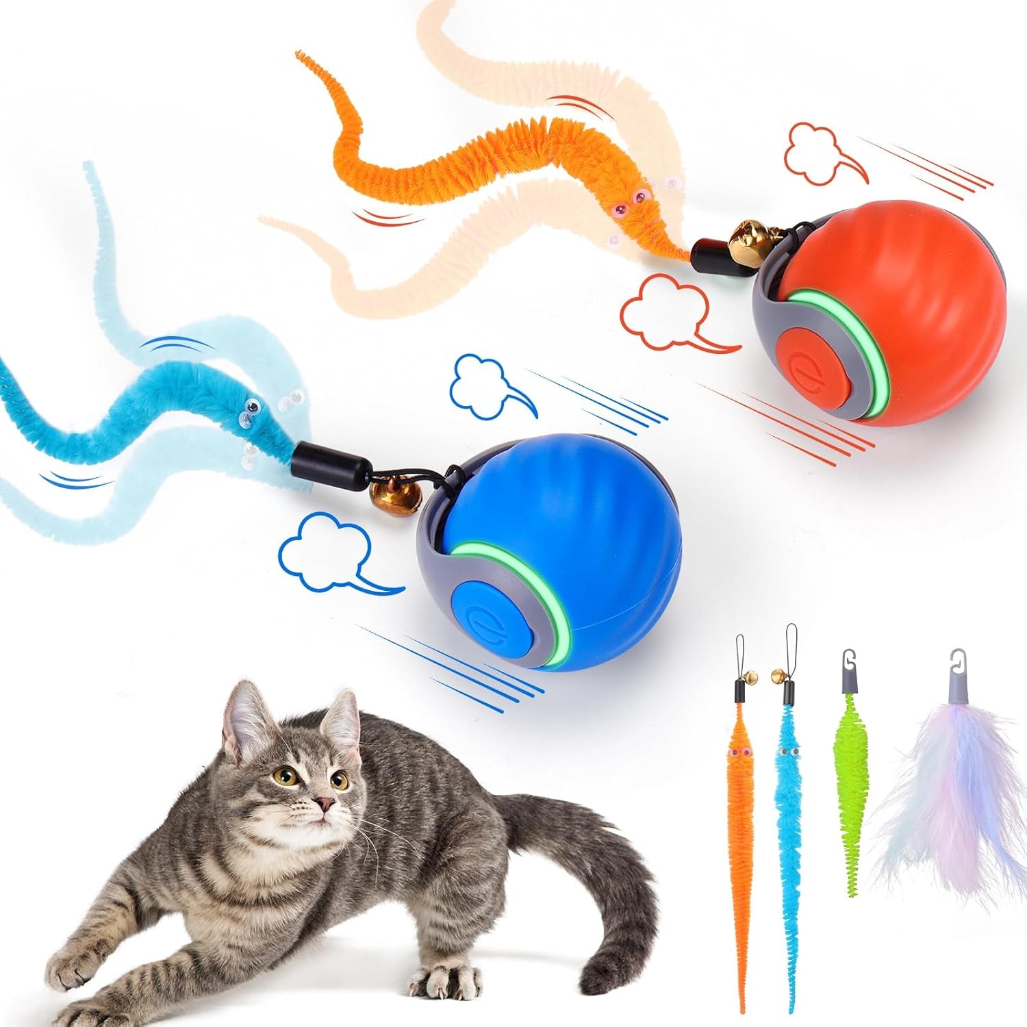 baborui-2pack-interactive-cat-toy-ball-automatic-interactive-cat-toys-for-indoor-cats-with-3-tails-2-speeds-rechargeable-enrichment-for-small-medium-large-to-keep-them-busy