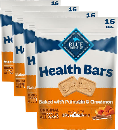 Blue Buffalo Health Bars Pumpkin & Cinnamon Crunchy Dog Biscuits, Oven-Baked with Pumpkin & Natural Ingredients, Healthy Dog Treats with No Artificial Flavors or Preservatives, 16 Oz.13