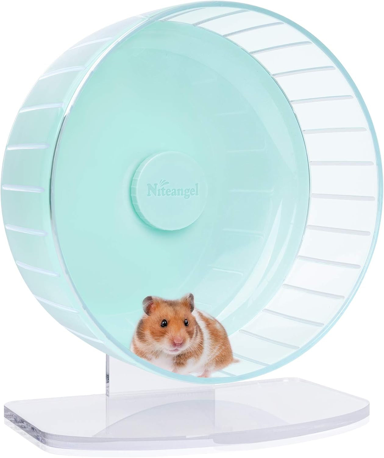 niteangel-super-silent-hamster-exercise-wheels-quiet-10-inch-running-wheel-can-10-6-13-4-adjustable-height-no-bend-back-spinner-running-for-dwarf-syrian-hamster-gerbils-mice-or-other-small-animal