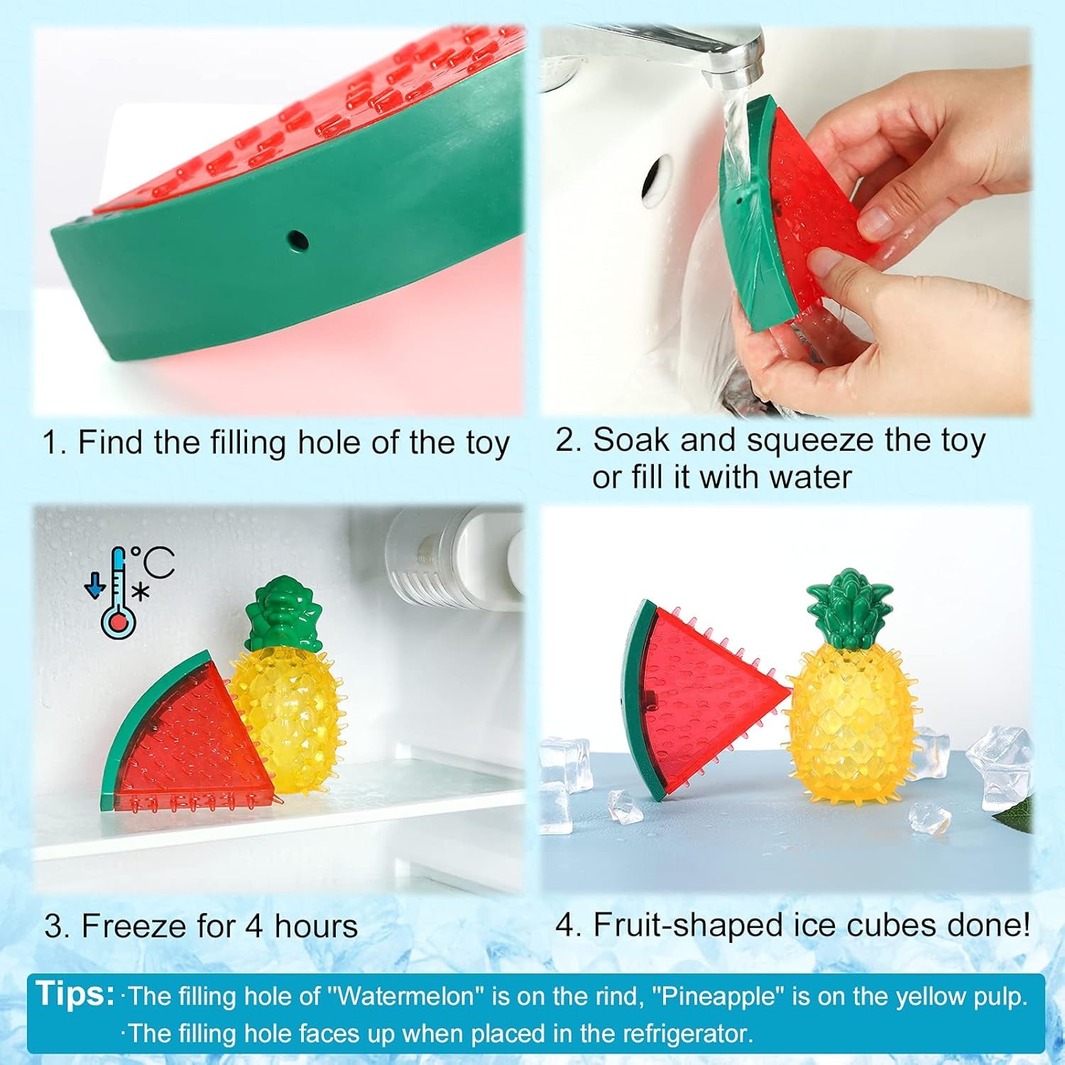 pawaboo-pet-teether-cooling-chew-toys-freezable-teething-toy-for-puppies-watermelon-and-pineapple-shape-freeze-interactive-toys-in-summer-frozen-dog-treat-training-tools-for-small-and-medium-dogs