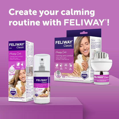 FELIWAY Classic Cat Calming Spray, 60Ml | Comforts Cats at Home and on the Go and Helps to Calm during Travel8