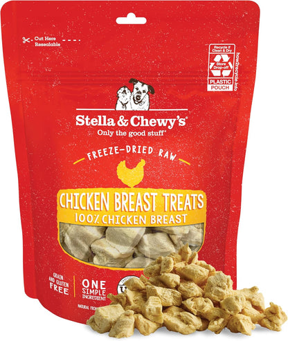 Stella & Chewy'S Freeze-Dried Raw Chicken Heart Dog Treats - Single Ingredient, No Additives - Premium Training Treats - Perfect for Picky Eaters - 11Oz Bag16