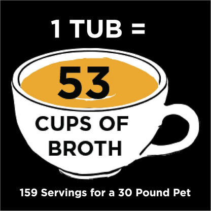 Nature'S Diet Pet Bone Broth Protein Powder with Pumpkin, Fish Oil and Turmeric (Beef, 16 Oz = 159 Servings)2