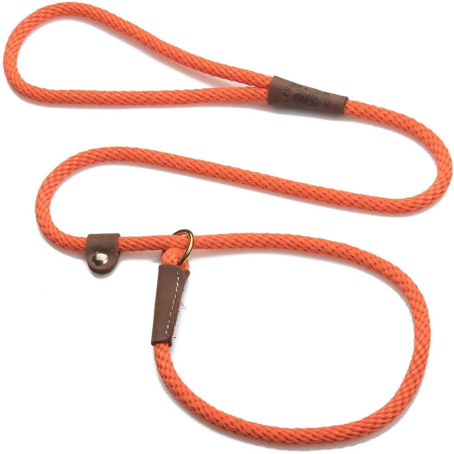 mendota-pet-slip-leash-dog-lead-and-collar-combo-made-in-the-usa-mocha-3-8-in-x-6-ft-for-small-medium-breeds