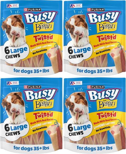 Purina Busy with Beggin' Dog Treats, Twist'D - 10 Count (Pack of 1)17