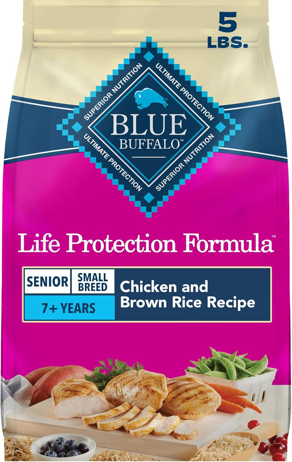 blue-buffalo-life-protection-formula-chicken-small-senior-dog-food-5-lb-real-chicken-1-ingredient-glucosamine-chondroitin-for-joint-health-mobility-antioxidant-rich-lifesource-bits