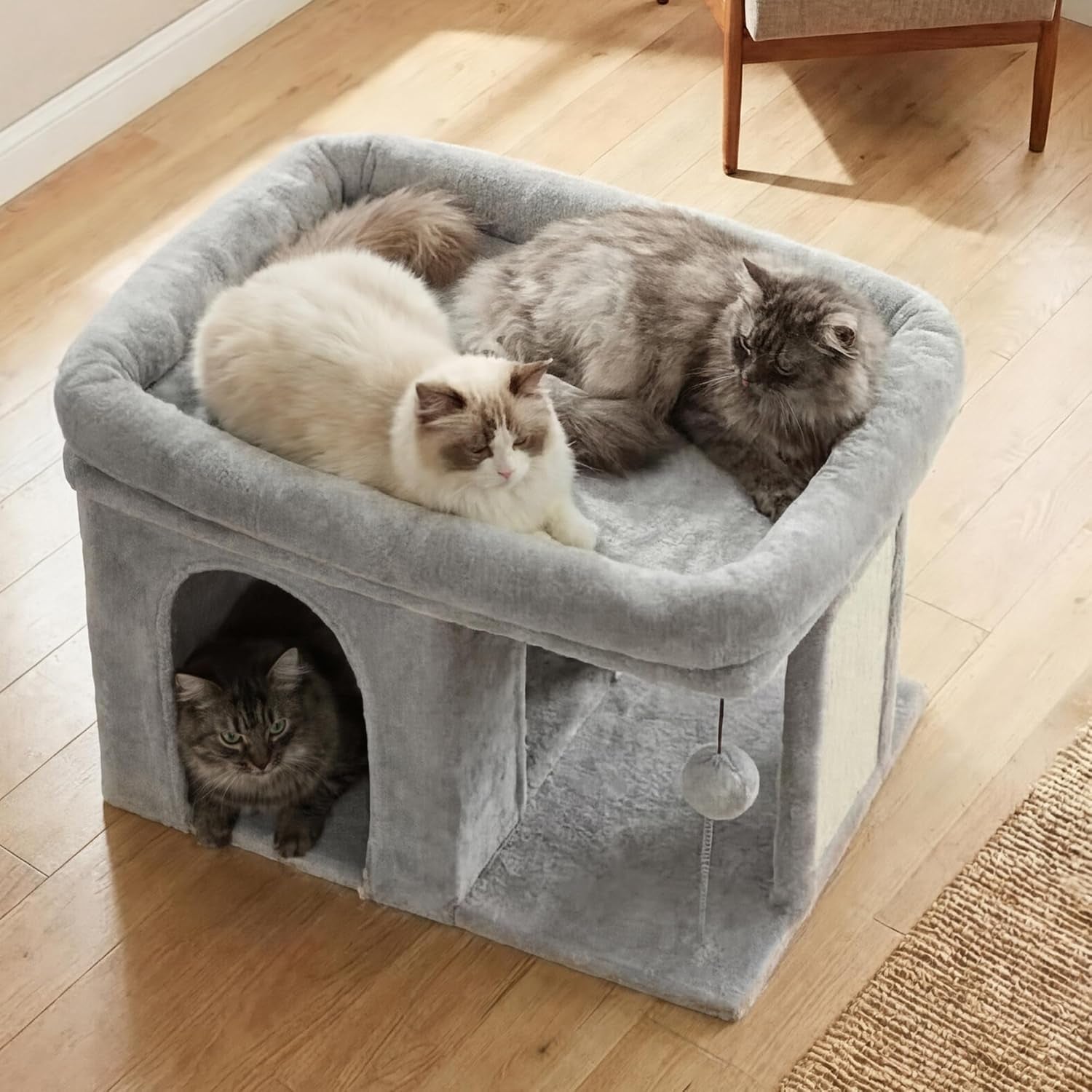 heybly-cat-tree-14-cat-tower-with-large-cat-bed-condo-hct203sw-cat-furniture-for-indoor-cats-large-adult-cat-house-with-scratching-posts-and-spring-balls-for-kittens-light-gray