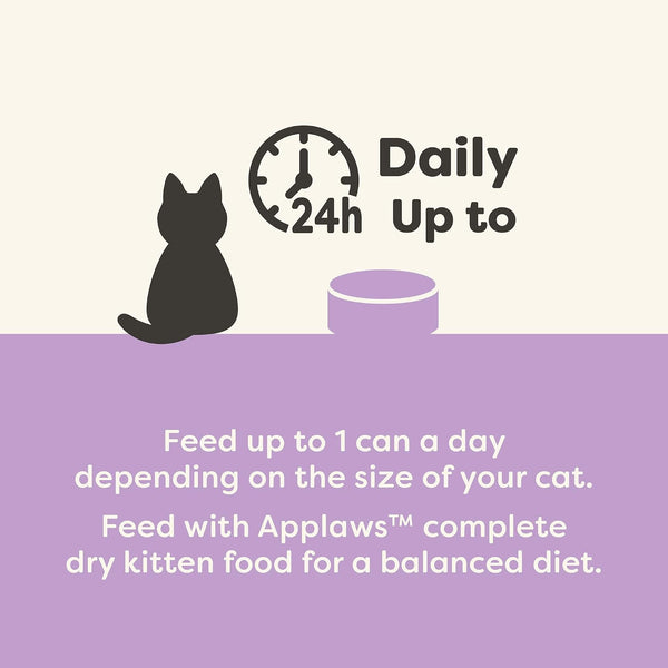 Applaws Kitten Variety in Broth Wet Food, 3-Flavor 16-Pack 2.47 Oz Cans | Tuna, Salmon & Chicken Variety, 100% Natural, High Quality Protein, Limited Ingredient, Complementary Wet Food, Grain Free5