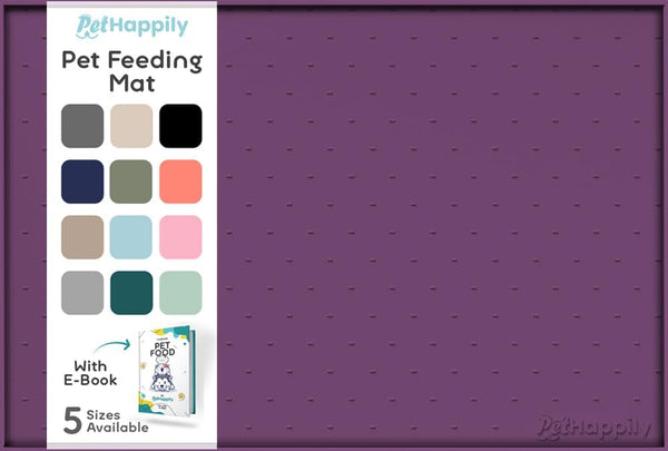 Dog Food Mat - Raised Edges Dogs Mat for Food and Water Prevent Spill, Waterproof Cat Food Mats Protect Floors, Easy Clean Dog Bowl Mats for Food and Water, Silicone Pet Feeding Placemats31