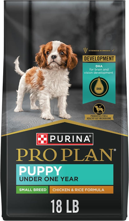 Purina Pro Plan High Protein Small Breed Puppy Food DHA Chicken & Rice Formula - 6 Lb. Bag12