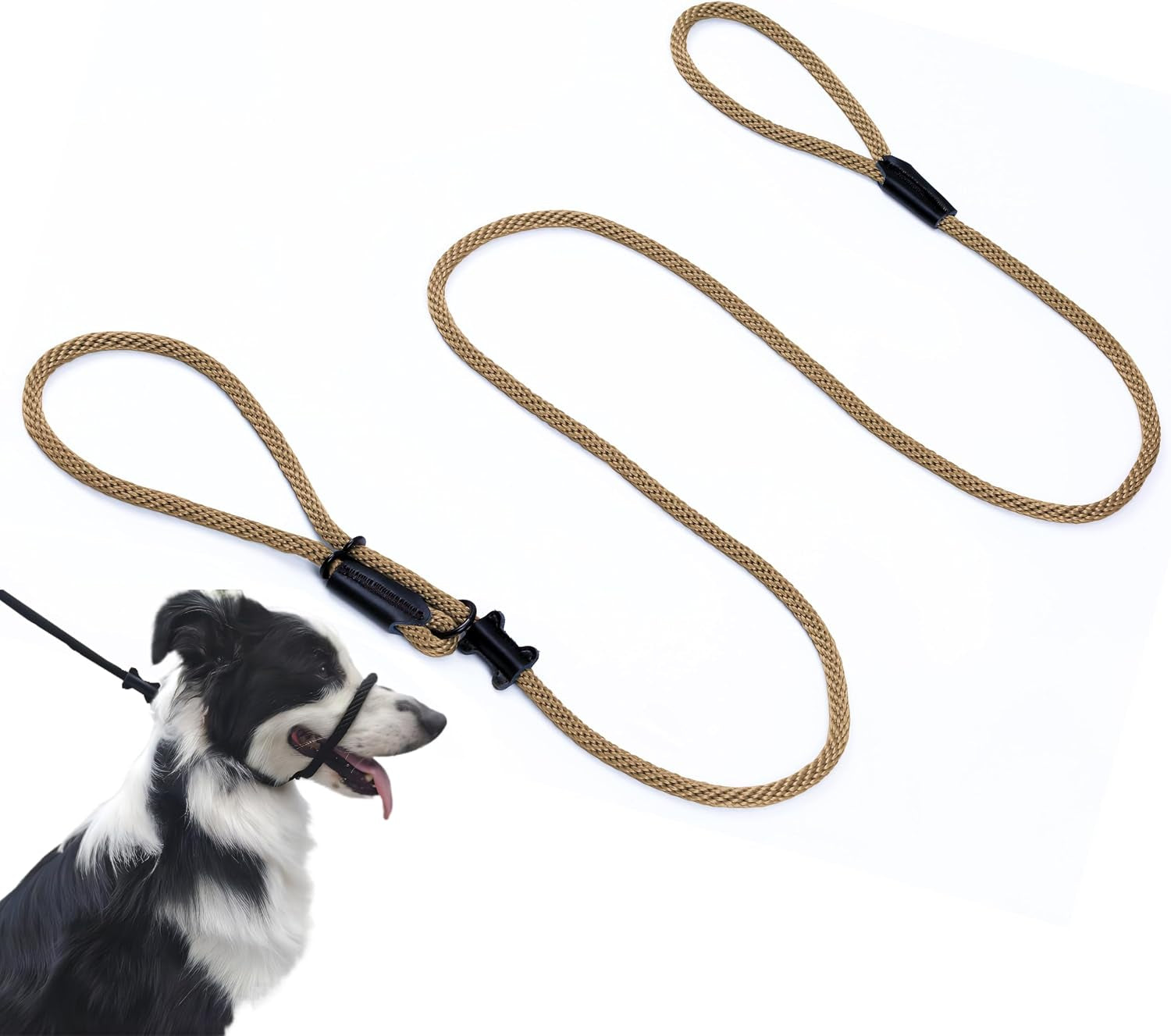 no-pull-dog-leash-figure-8-slip-lead-head-collar-for-large-dogs-black