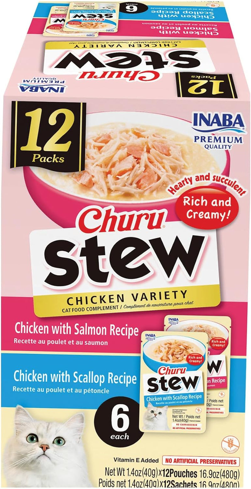 inaba-churu-stew-for-cats-side-dish-pouch-with-vitamin-e-1-4-ounces-per-pouch-12-pouches-chicken-seafood-variety