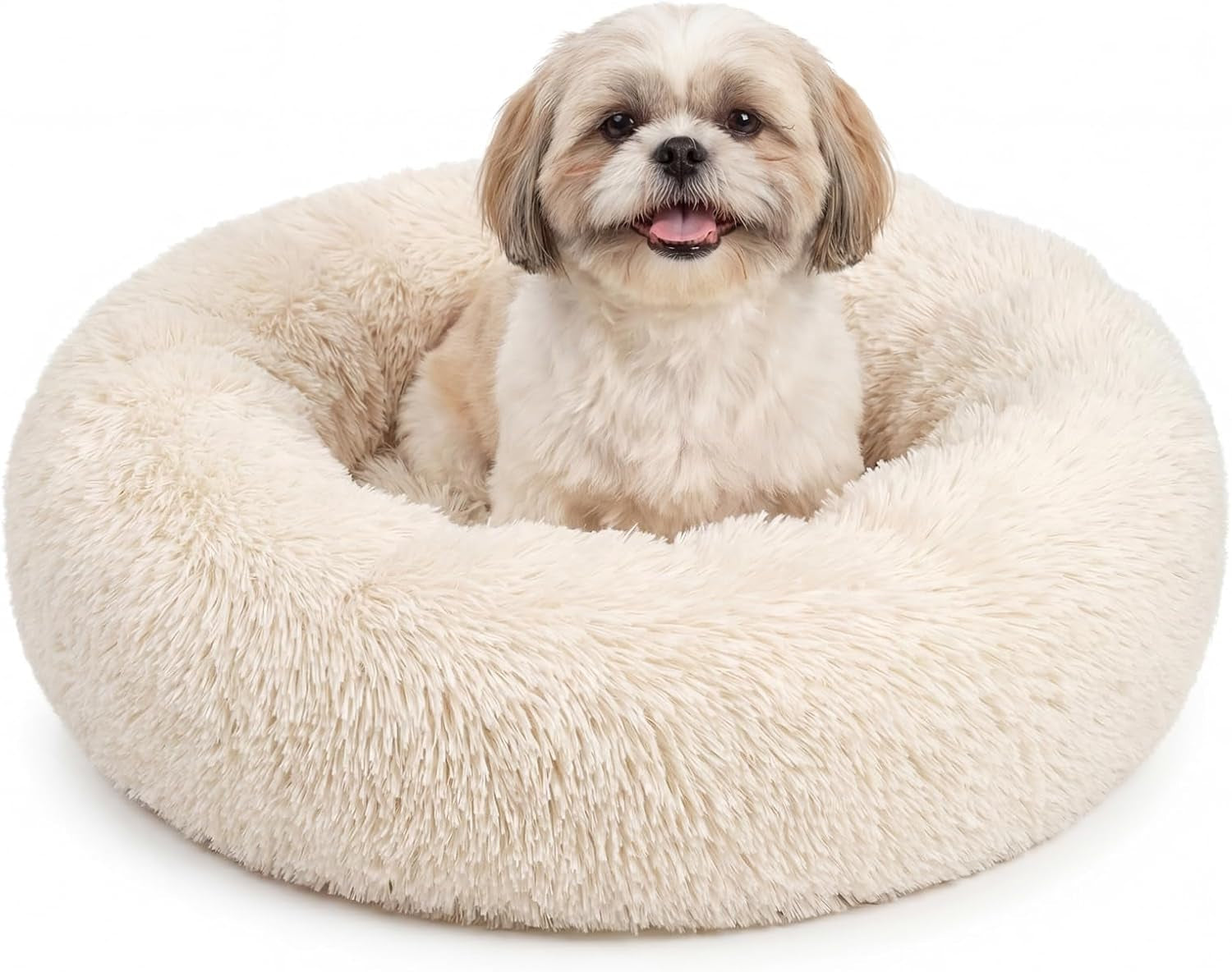 small-calming-dogs-bed-for-small-dogs-anti-anxiety-machine-washable-fluffy-luxury-anti-slip-waterproof-mute-base-warming-cozy-soft-pet-puppy-round-bed
