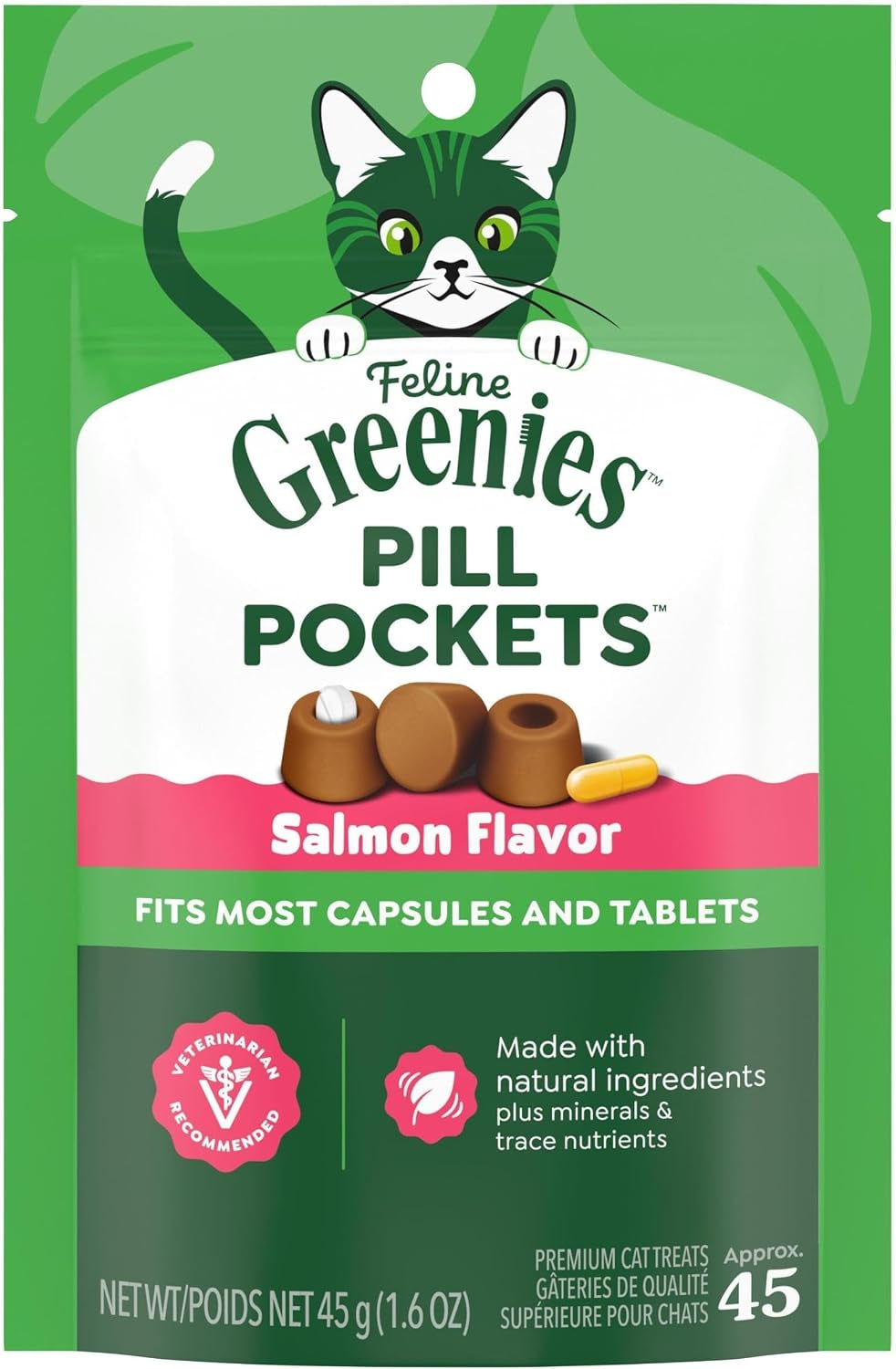 greenies-feline-pill-pockets-soft-cat-treats-chicken-flavor-85-count-1-vet-recommended-moldable-pocket-hides-pills-no-artificial-flavors-or-preservatives-real-ingredients