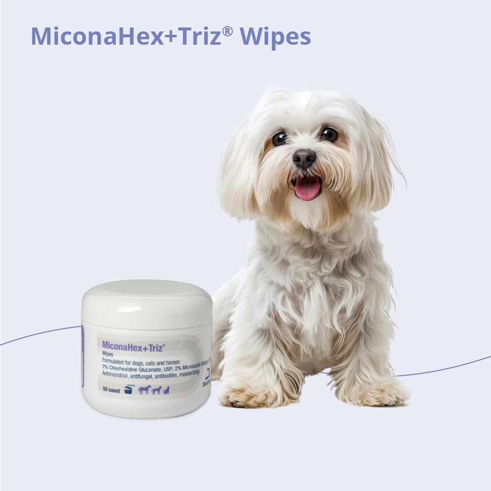 miconahex-triz-wipes-2-25-round-for-dogs-cats-and-horses-50-count-jar-antibiofilm-moisturizing-packaging-may-vary