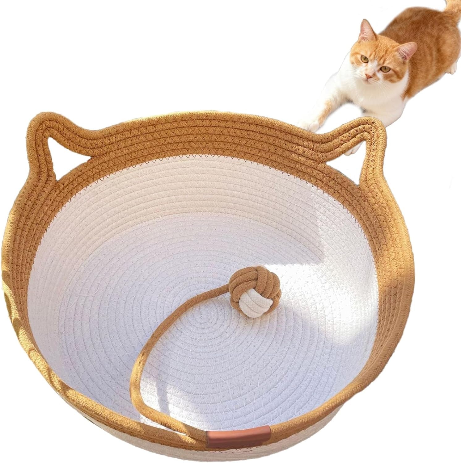 instinct-basket-stimuli-handwoven-cat-basket-for-cats-large-round-boho-cat-bed-cotton-rope-weave-scratchable-breathable-reduces-bed-rejection-for-cats