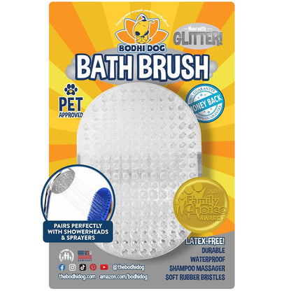 Bodhi Dog Shampoo Brush - Pet Grooming & Bath Supplies for Dogs and Cats - Bath Brush for Long & Short Hair - Premium Scrubber for Shower, Showerhead, Sprayer & Bathing (One Pack, Blue)11