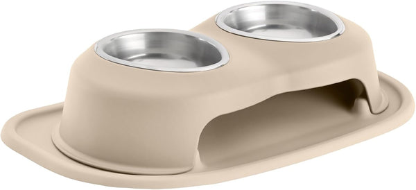 Weathertech Double High Pet Feeding System - Elevated Dog/Cat Bowls - 8 Inch High Dark Grey (DHC3208DGDG)17