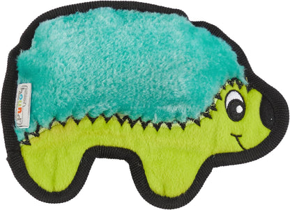 Outward Hound Durablez Minis – Squeaky Plush Dog Toy, No Stuffing for Less Mess, Interactive & Tough, Jumbo Squeaker, Puppies & Small Dogs, Pig, 6.8"10
