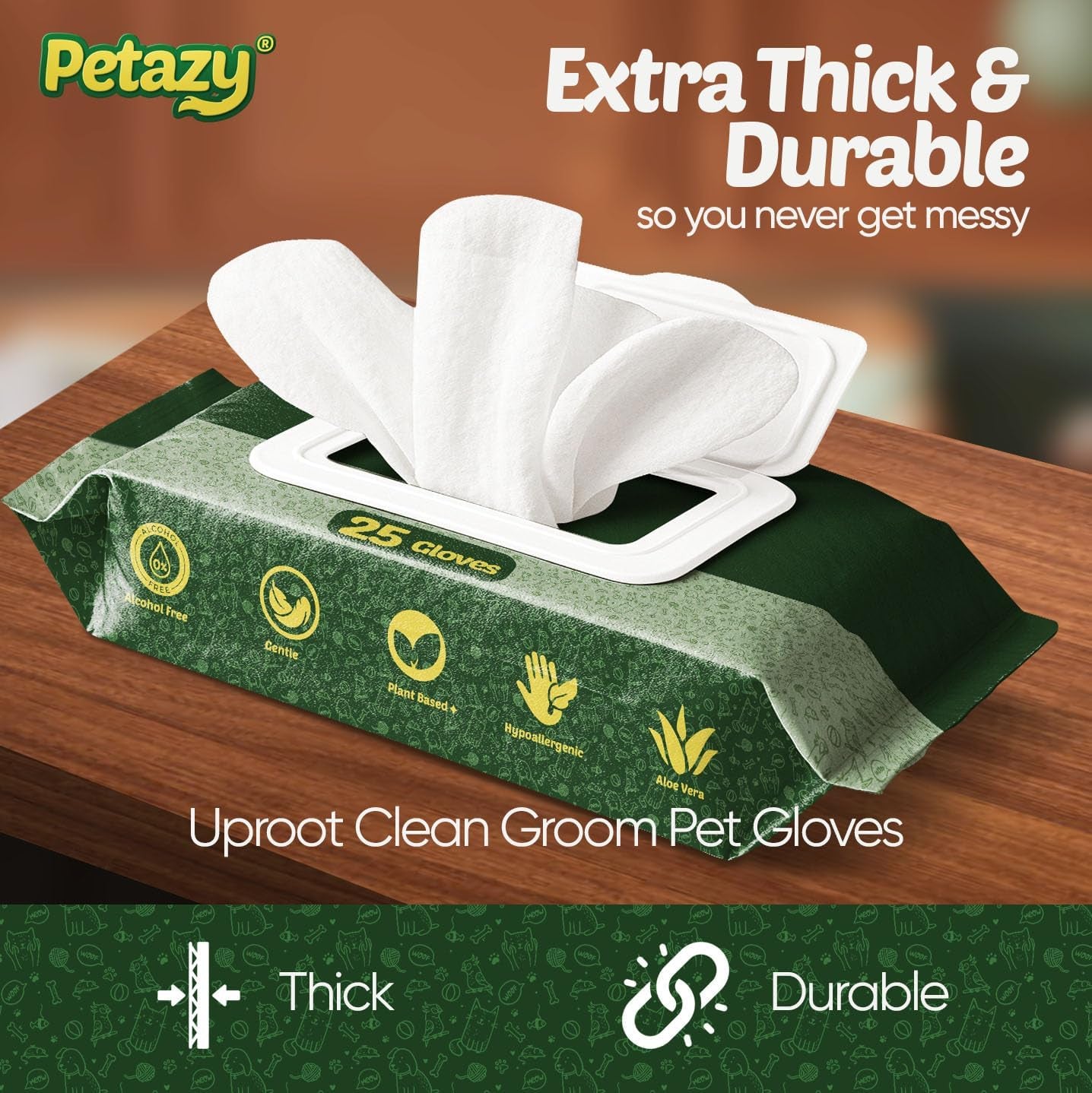 petazy-pet-glove-wipes-for-dogs-cats-hypoallergenic-thick-cleaning-gloves-with-aloe-coconut-oil-for-paws-face-ears-butt-instant-no-rinse-grooming-wipes-to-deodorize-and-hydrate-25-pack