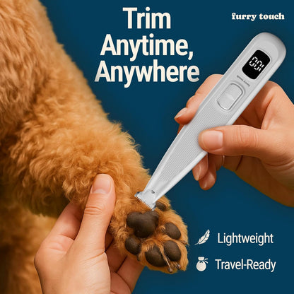 Dog Paw Trimmer - Electric Cordless Pet Clippers for Dogs & Cats - Quiet Dual-Speed Groomer with Pet-Safe Blade for Feet, Ears, Face - USB-C Rechargeable - with Travel Bag, Comb & Brush6