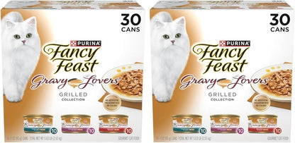 Purina Fancy Feast Gravy Lovers, Poultry & Beef Wet Cat Food, 3Oz, 24-Pack42