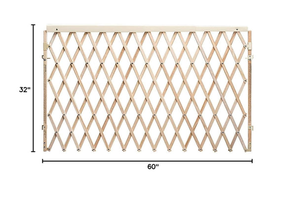 Evenflo Expansion Walk-Thru Room Divider Baby Gate (Natural Wood)8