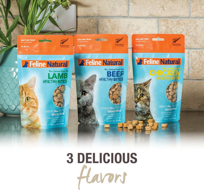 Feline Natural Freeze Dried Cat Treats – New Zealand Single-Source Protein Treats for Cats - Grain-Free Healthy Cat Snacks, Lamb Bites, 1.76Oz8