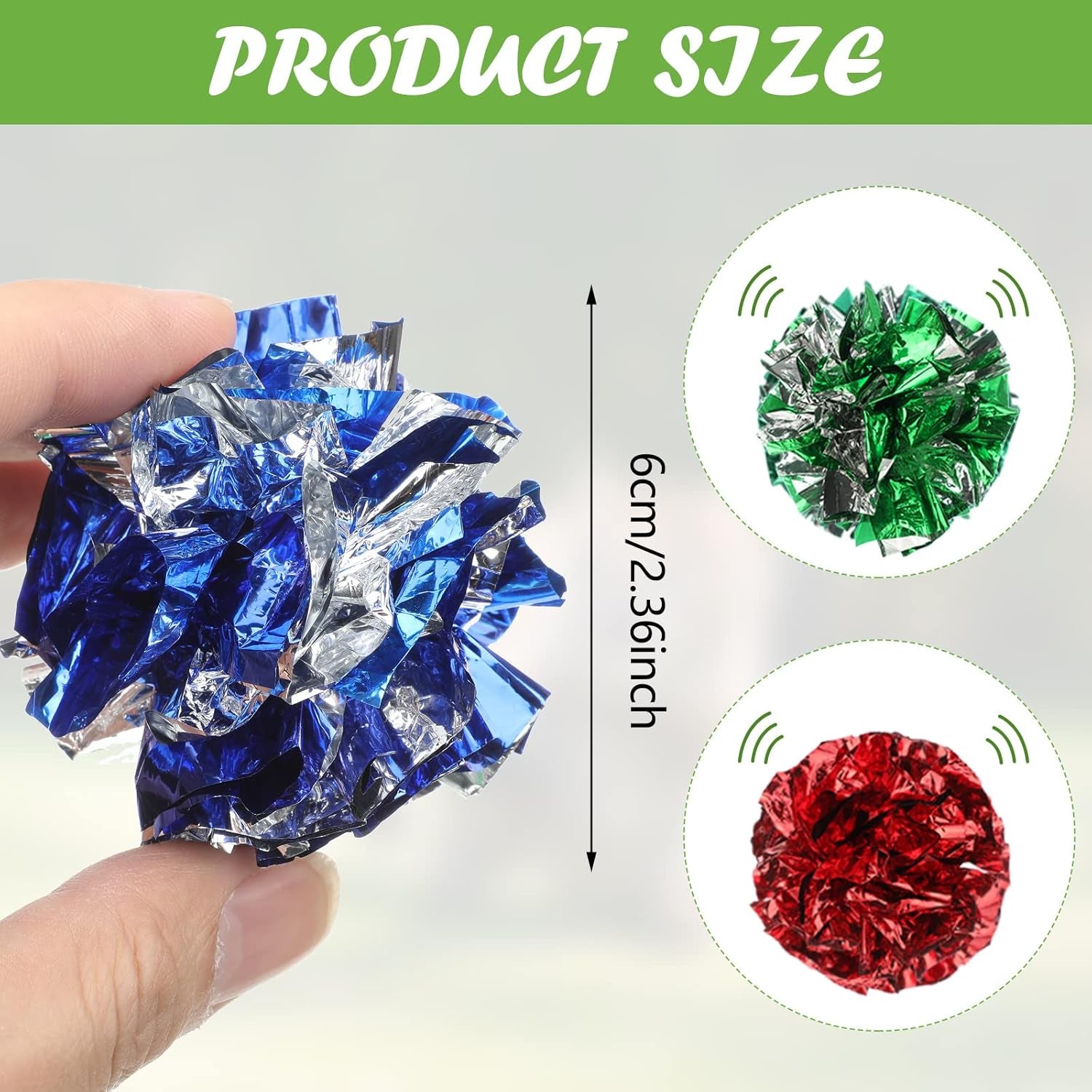 silkfly-30-pcs-polyester-film-crinkle-balls-cat-toys-2-36-interactive-crinkle-ball-colorful-balls-chew-toy-for-cat-chase-ball-toys-attract-cats-for-indoor-cats-and-kittens-to-keep-fit-and-active