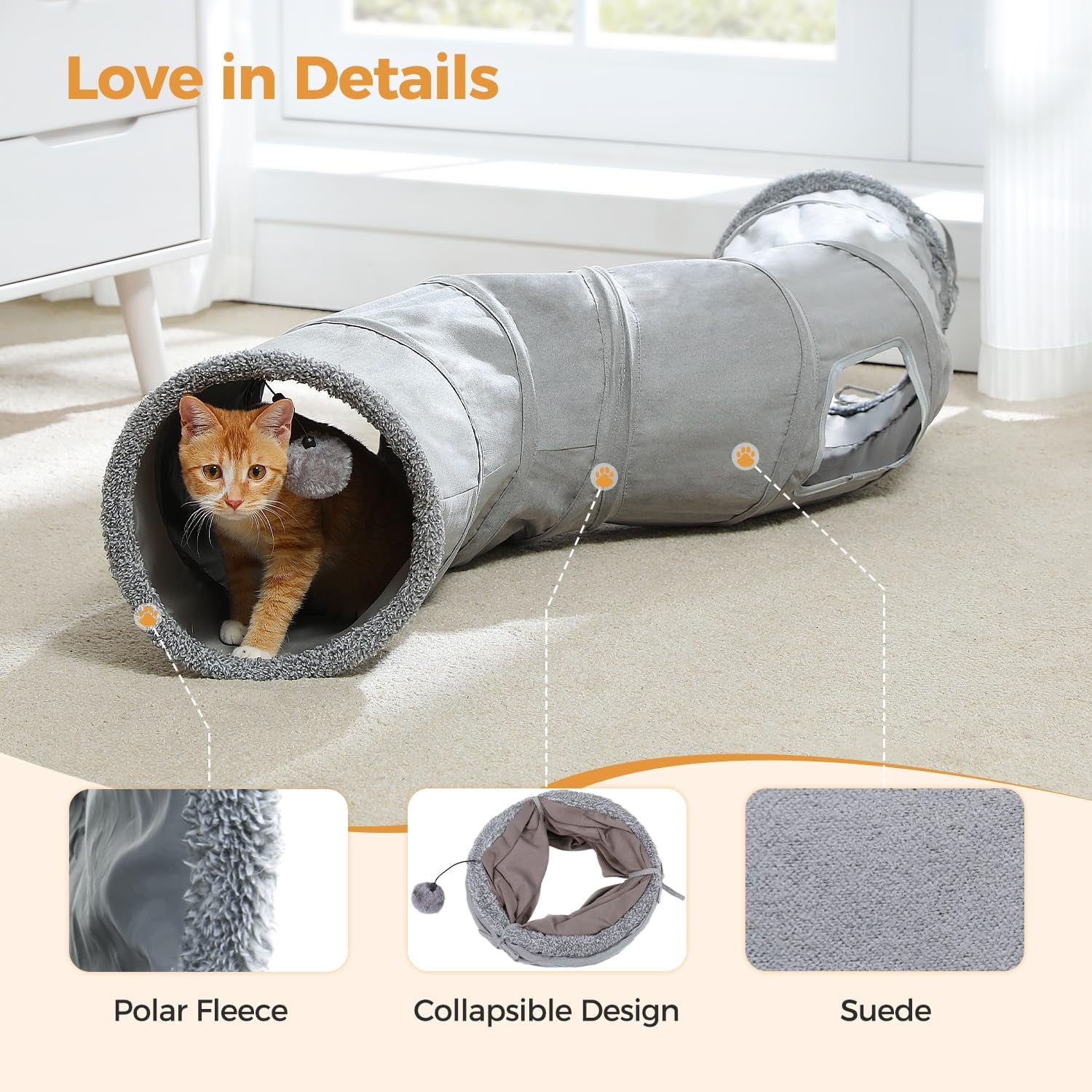 pawz-road-cat-tunnel-s-shape-cat-tunnels-for-large-indoor-cats-51-long-durable-spacious-10-5-cat-tube-with-peepholes-dangling-ball-toy-connected-to-play-tunnels-collapsible-for-easy-storage