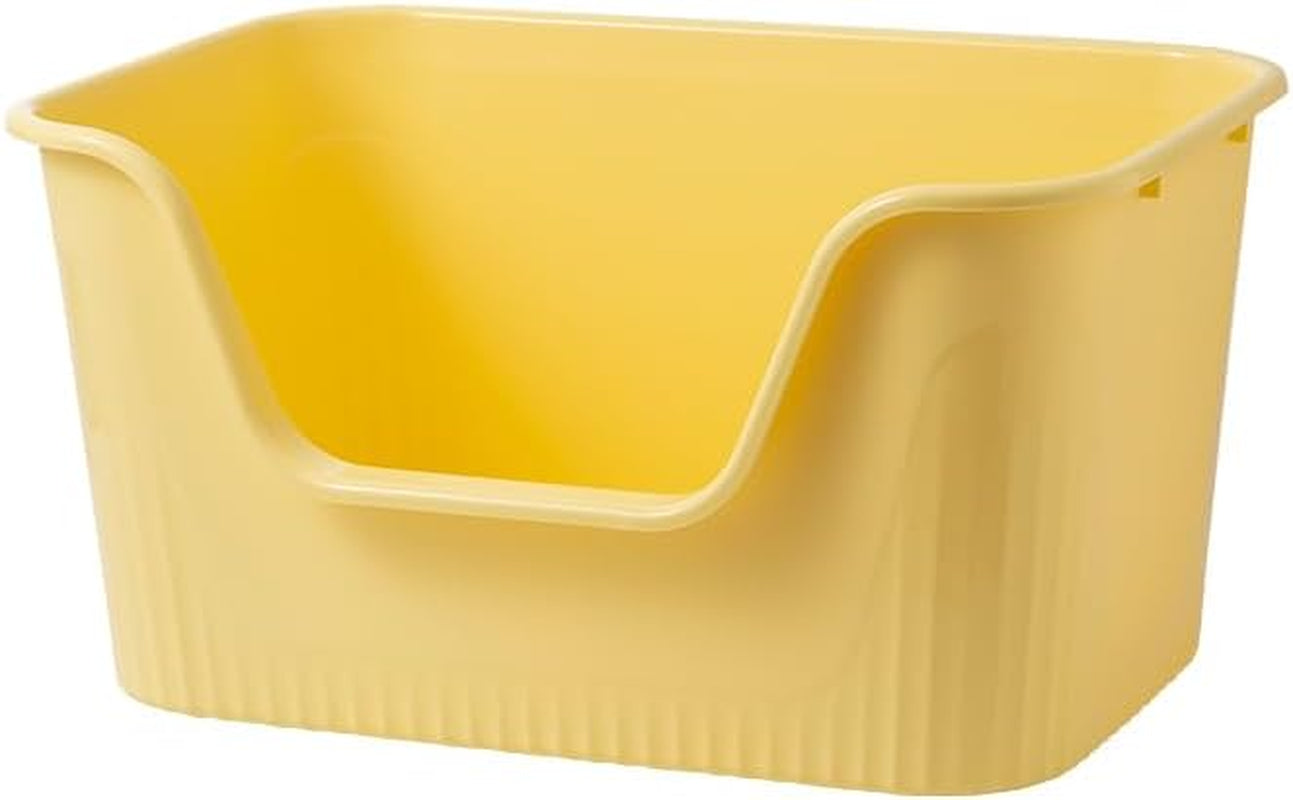 extra-large-litter-box-with-high-sides-25-27-lx17-83-wx13-11-h-anti-splashing-tool-free-assembly-multi-kitty-cat-litter-box-jumbo-yellow