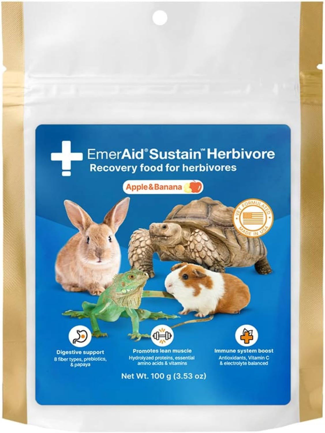 sustain-herbivore-100-g-apple-banana-nutritionally-complete-recovery-food-for-herbivorous-small-pets-and-reptiles