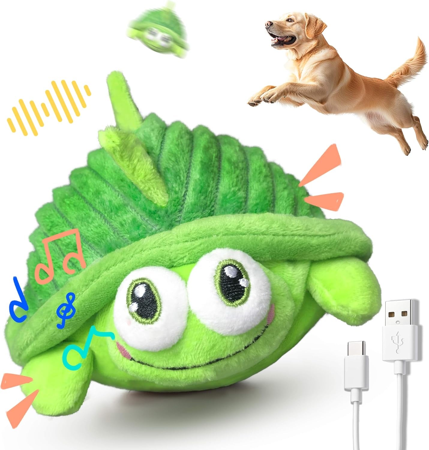 gukco-interactive-moving-dog-toys-plush-chew-toy-with-bouncing-ball-music-recording-rechargeable-self-play-toys-for-small-medium-large-dogs-to-keep-them-engaged-turtle