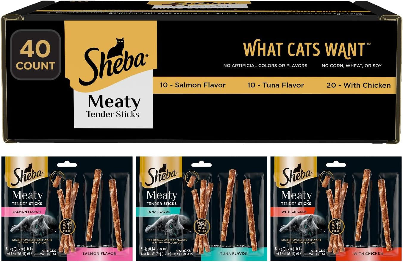 sheba-meaty-tender-sticks-cat-treats-chicken-salmon-tuna-70-count-chicken-tuna-salmon-flavor-real-meat-healthy-fats-fatty-acids-essential-amino-acids-soft-texture-no-artificial-dyes